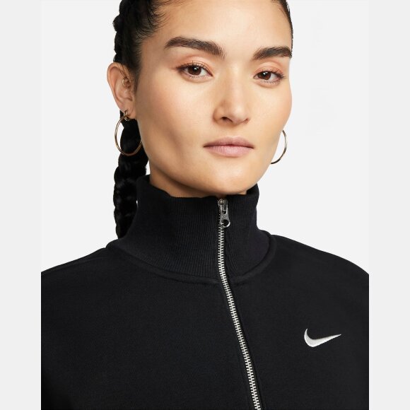 NIKE - NIKE DAME SWEATSHIRT W NSW PHNX FLC QZ CROP