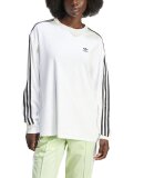 ADIDAS  - ADIDAS DAME T-SHIRT W 3 STRIPES LONG SLEEVE TEE