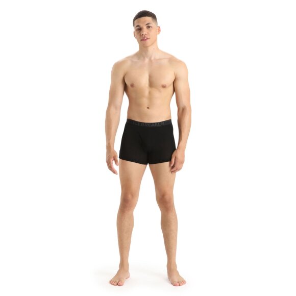 ICEBREAKER  - ICEBREAKER HERRE MERINO BOXERS M 175 EVERYDAY BOXERS W/FLY