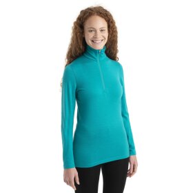 ICEBREAKER  - ICEBREAKER DAME HALF-ZIP TOP W 200 OASIS LS HALF ZIP