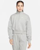 NIKE - NIKE DAME SWEATSHIRT W NSW PHNX FLC QZ CROP