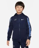 NIKE - NIKE FULL-ZIP HOODIE TIL BØRN B NSW REPEAT SW PK FZ HOODIE