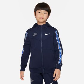 NIKE - NIKE FULL-ZIP HOODIE TIL BØRN B NSW REPEAT SW PK FZ HOODIE