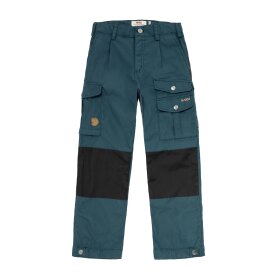 FJALLRAVEN - FJALLRAVEN BØRNE VANDREBUKSER KIDS VIDDA TROUSERS BLÅ