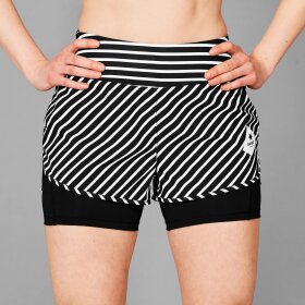 SAYSKY - SAYSKY DAME SHORTS W STRIPE PACE 2 IN 1 SHORTS