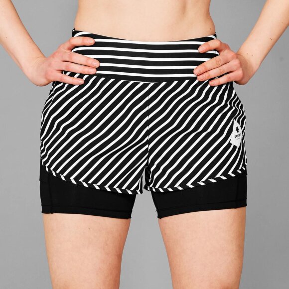 SAYSKY - SAYSKY DAME SHORTS W STRIPE PACE 2 IN 1 SHORTS