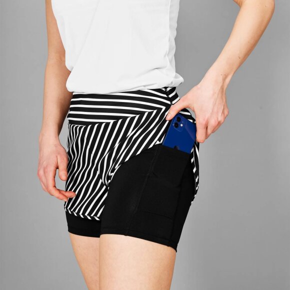 SAYSKY - SAYSKY DAME SHORTS W STRIPE PACE 2 IN 1 SHORTS