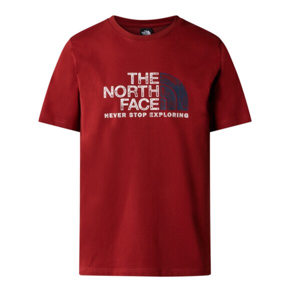 THE NORTH FACE - TNF T-SHIRT HERRER M S/S RUST 2 TEE