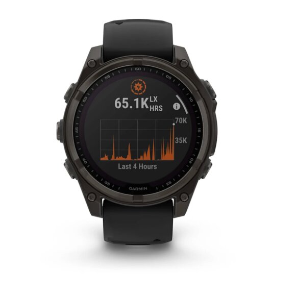 GARMIN  - FENIX 8 SOLAR SAPPHIRE