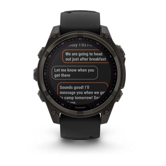 GARMIN  - FENIX 8 SOLAR SAPPHIRE