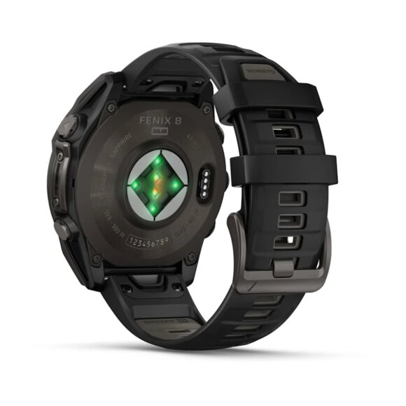 GARMIN  - FENIX 8 SOLAR SAPPHIRE