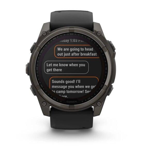 GARMIN  - FENIX 8 SOLAR SAPPHIRE