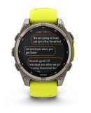 GARMIN  - FENIX 8 SOLAR SAPPHIRE