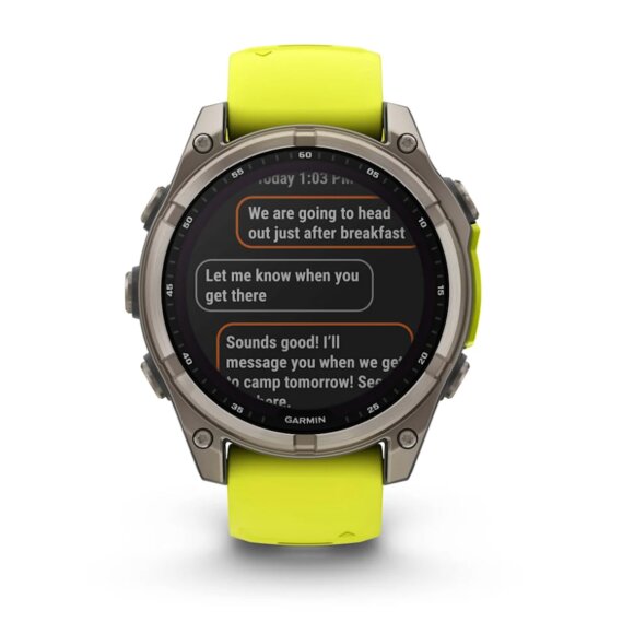 GARMIN  - FENIX 8 SOLAR SAPPHIRE