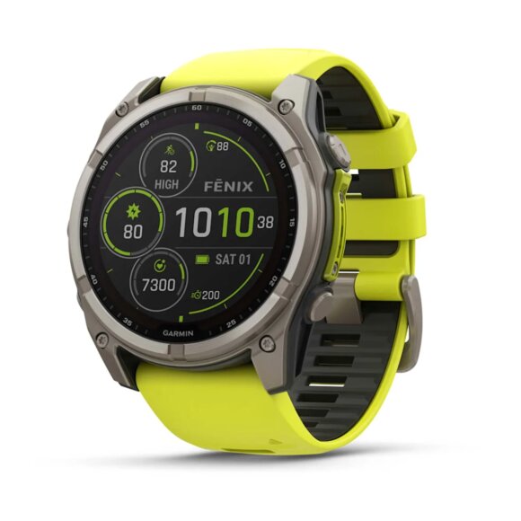 GARMIN  - FENIX 8 SOLAR SAPPHIRE