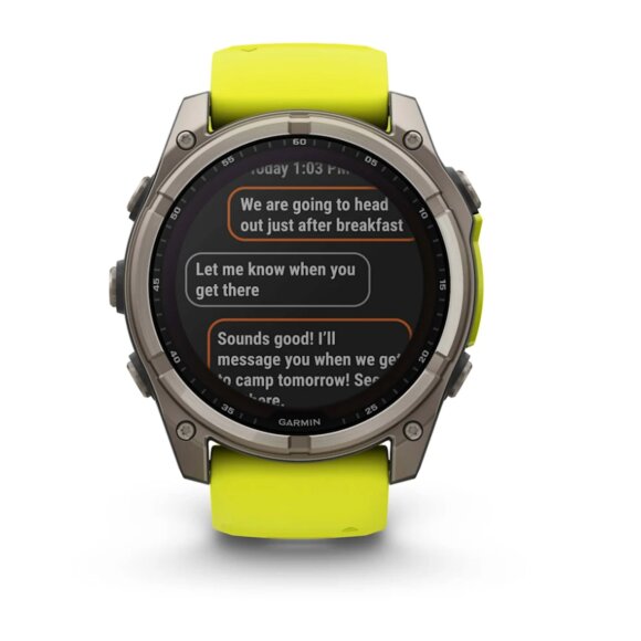 GARMIN  - FENIX 8 SOLAR SAPPHIRE